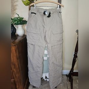 The North Face Convertible‎ Zip Off Cargo Belted Pants Y2K Sz S Long 2007